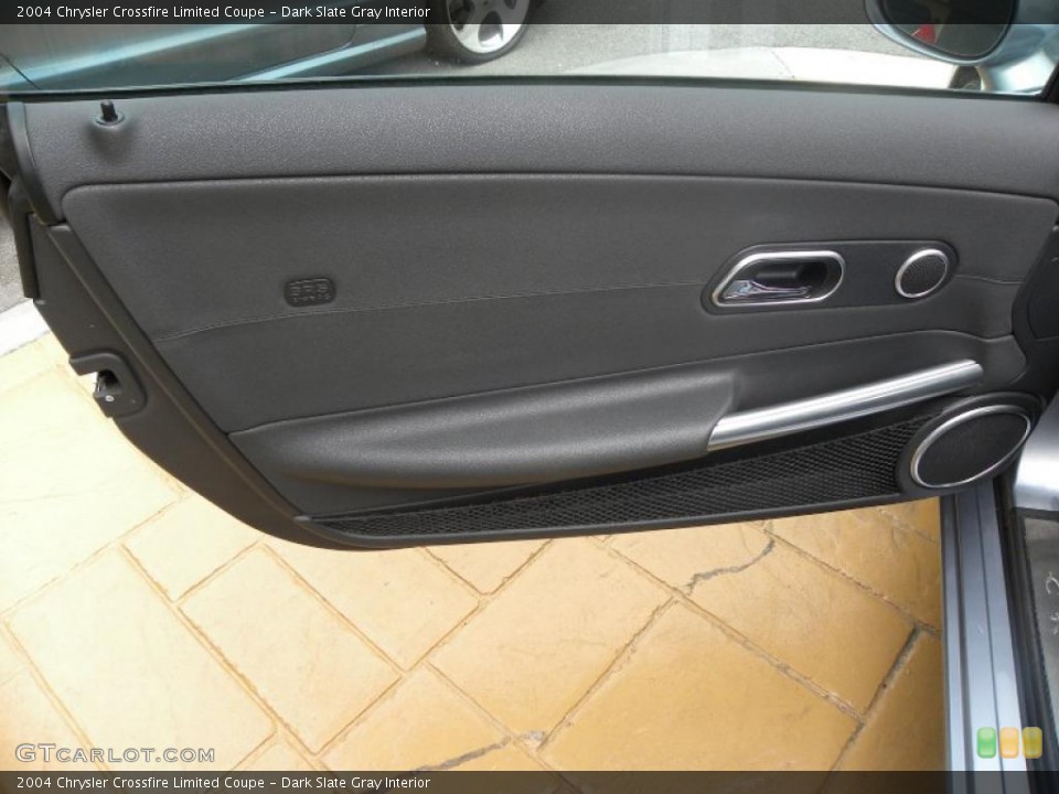 Dark Slate Gray Interior Door Panel for the 2004 Chrysler Crossfire Limited Coupe #31518149