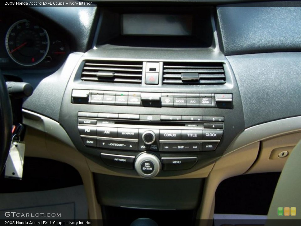 Ivory Interior Controls for the 2008 Honda Accord EX-L Coupe #31664502