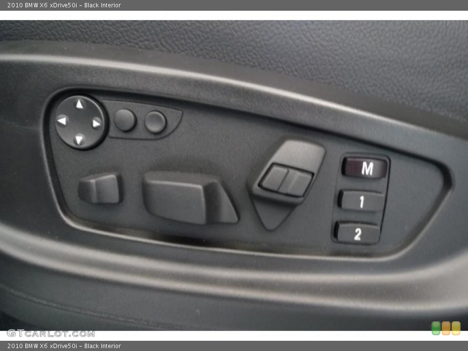 Black Interior Controls for the 2010 BMW X6 xDrive50i #31691584