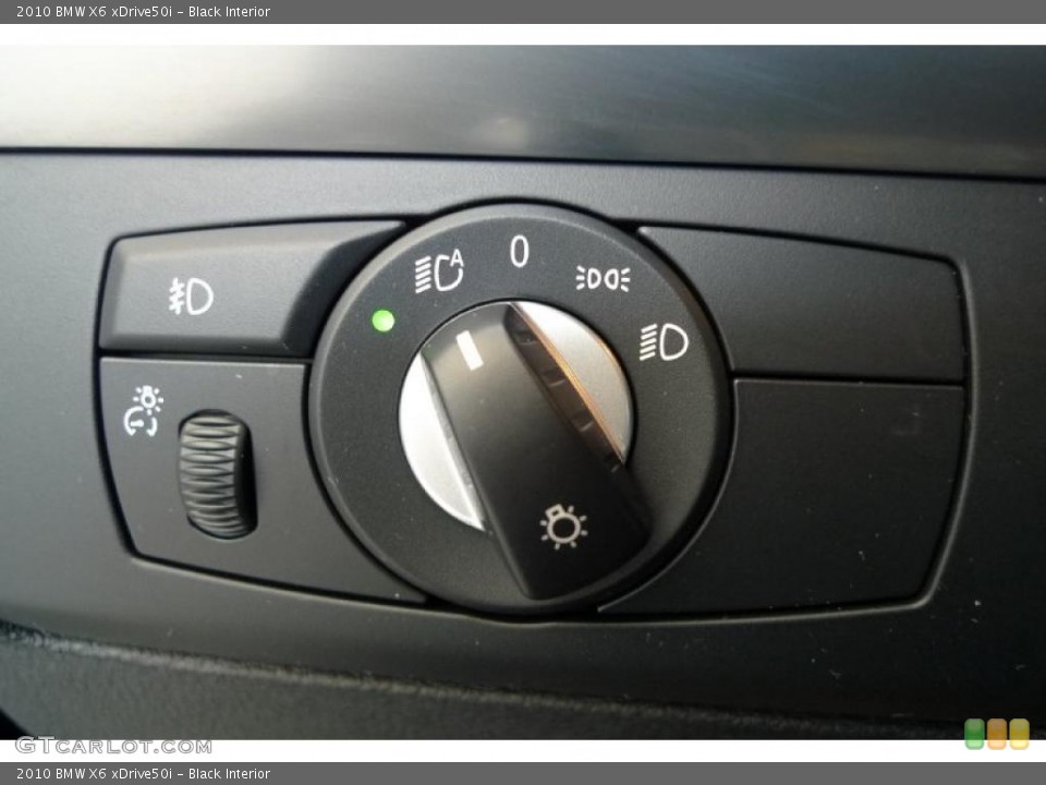 Black Interior Controls for the 2010 BMW X6 xDrive50i #31691756
