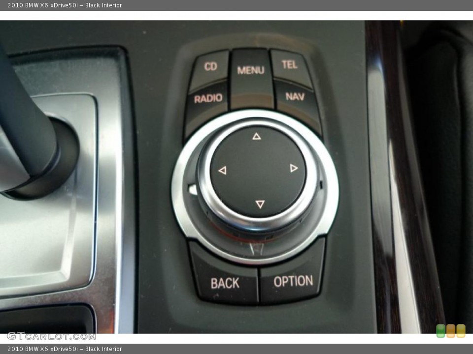 Black Interior Controls for the 2010 BMW X6 xDrive50i #31691836