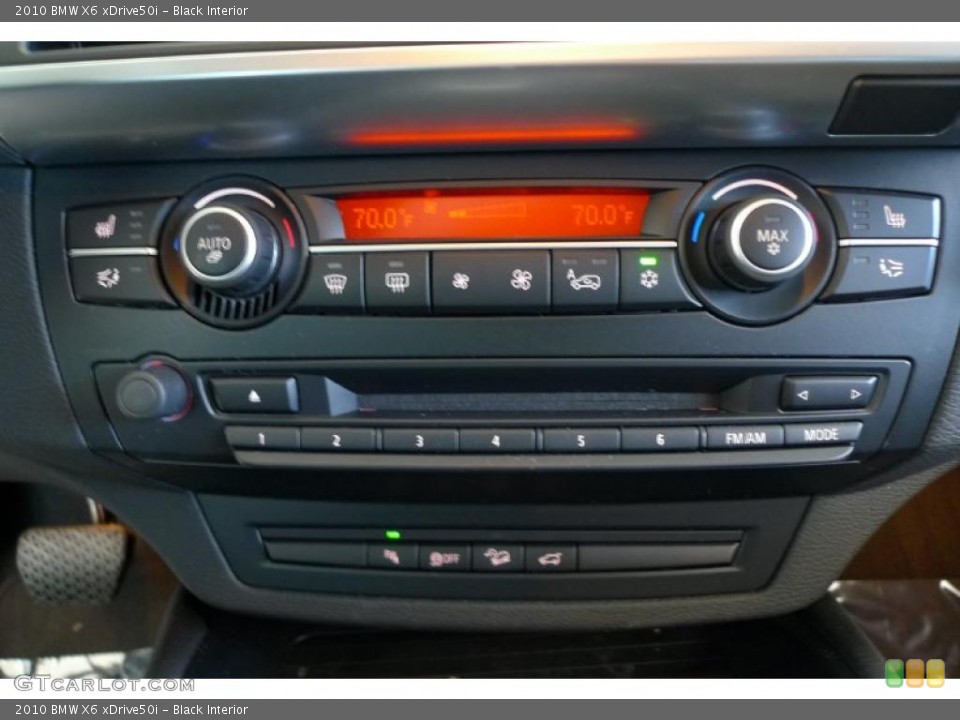 Black Interior Controls for the 2010 BMW X6 xDrive50i #31691872