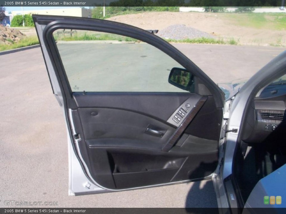 Black Interior Door Panel for the 2005 BMW 5 Series 545i Sedan #31782353