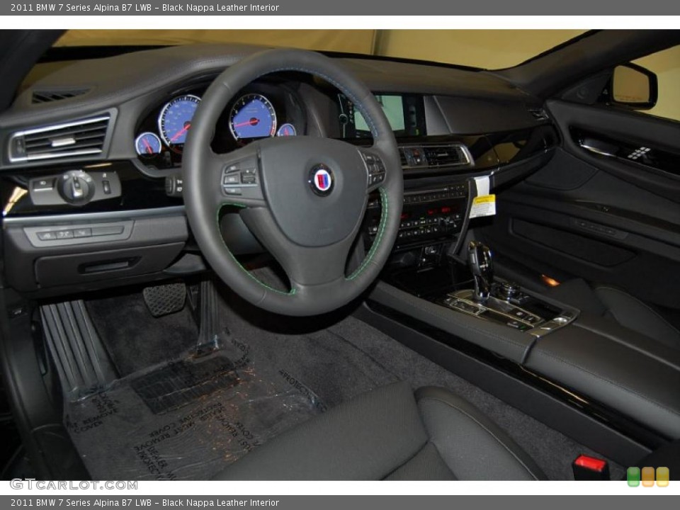 Black Nappa Leather Interior Prime Interior for the 2011 BMW 7 Series Alpina B7 LWB #31877442