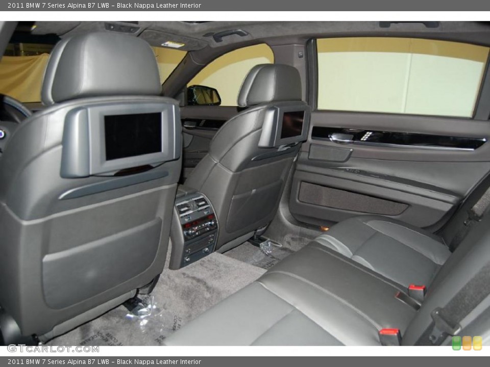 Black Nappa Leather Interior Photo for the 2011 BMW 7 Series Alpina B7 LWB #31877506