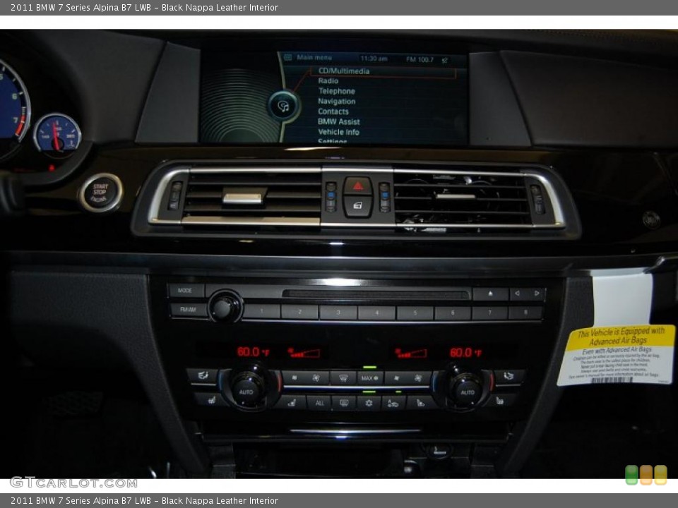 Black Nappa Leather Interior Controls for the 2011 BMW 7 Series Alpina B7 LWB #31877618