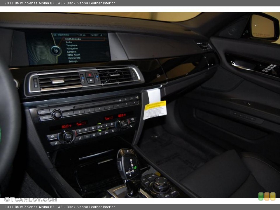 Black Nappa Leather Interior Controls for the 2011 BMW 7 Series Alpina B7 LWB #31877642