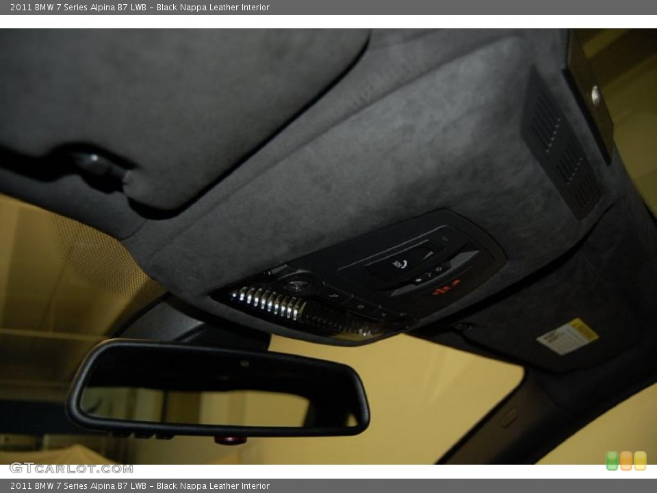 Black Nappa Leather Interior Controls for the 2011 BMW 7 Series Alpina B7 LWB #31877658
