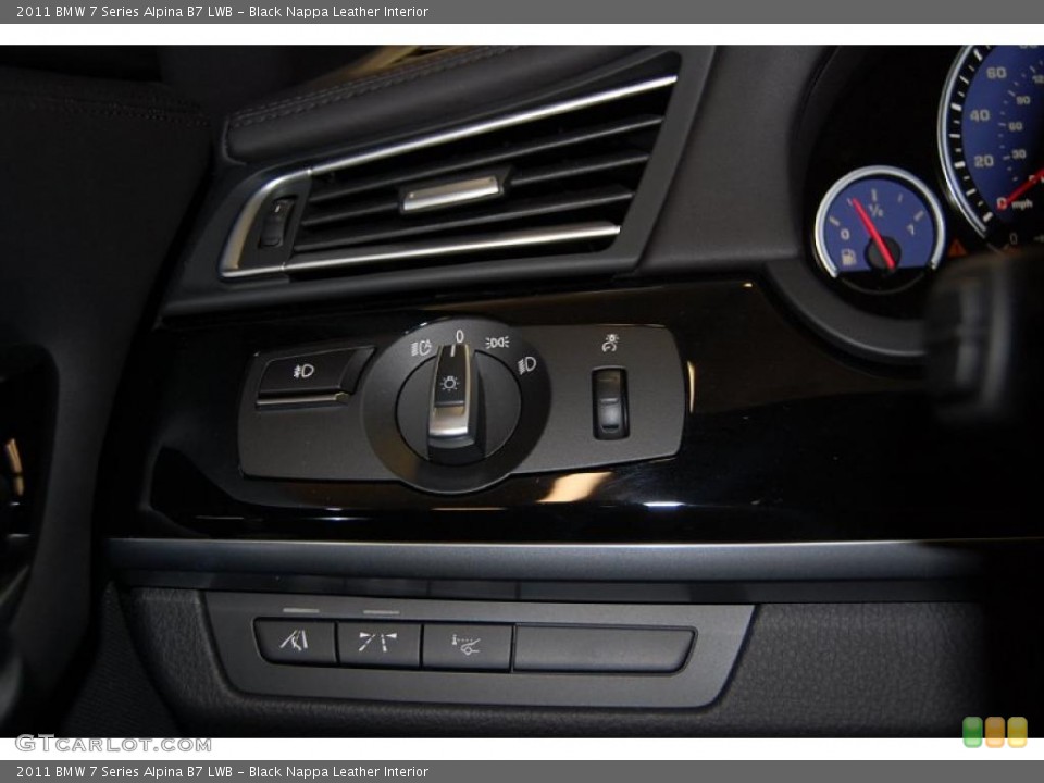 Black Nappa Leather Interior Controls for the 2011 BMW 7 Series Alpina B7 LWB #31877670