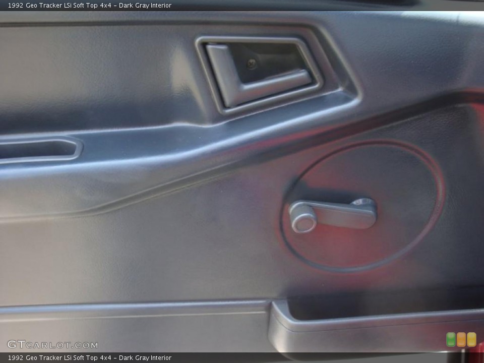 Dark Gray Interior Door Panel for the 1992 Geo Tracker LSi Soft Top 4x4 #32037868