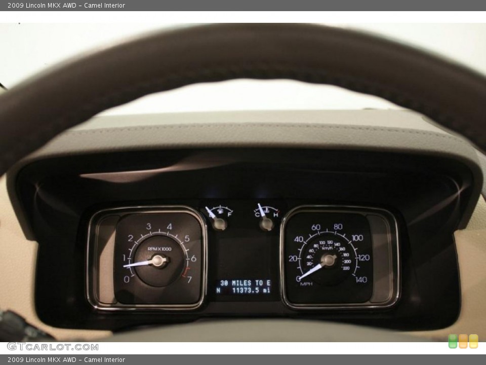 Camel Interior Gauges for the 2009 Lincoln MKX AWD #32069418