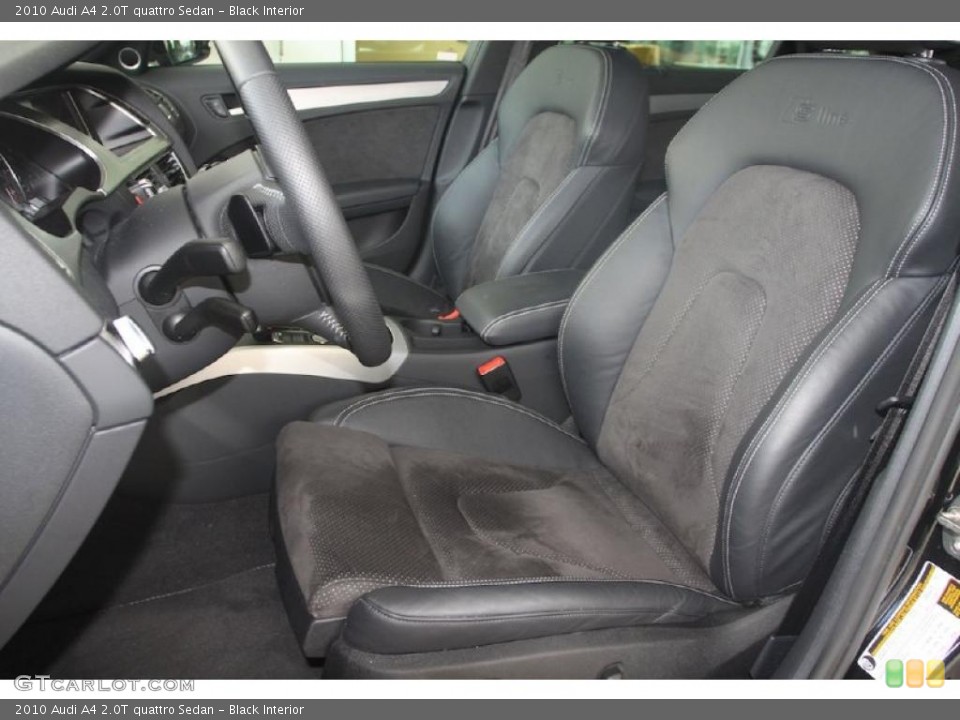 Black Interior Photo for the 2010 Audi A4 2.0T quattro Sedan #32257946