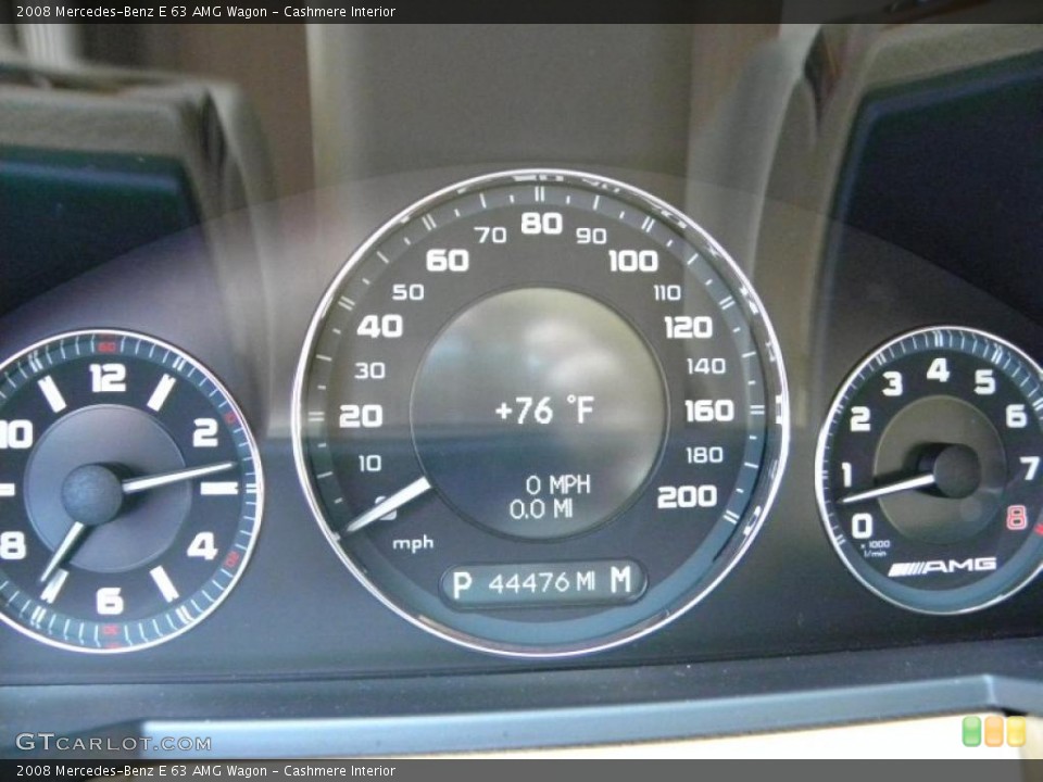 Cashmere Interior Gauges for the 2008 Mercedes-Benz E 63 AMG Wagon #32306597