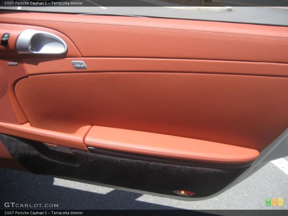 Terracotta Interior Door Panel for the 2007 Porsche Cayman S #32324636