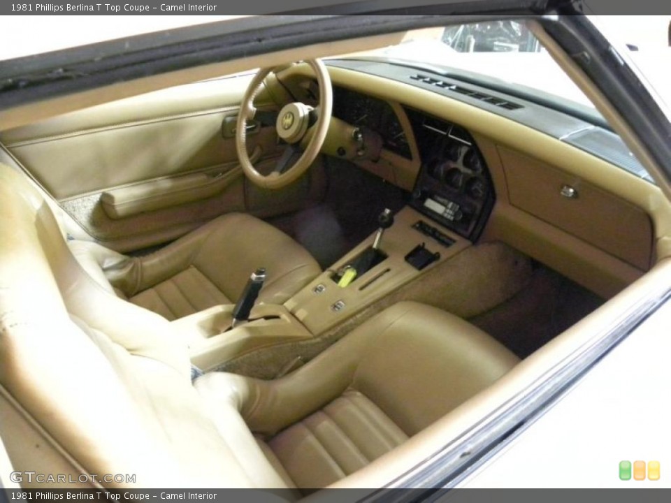 Camel Interior Photo for the 1981 Phillips Berlina T Top Coupe #32345326