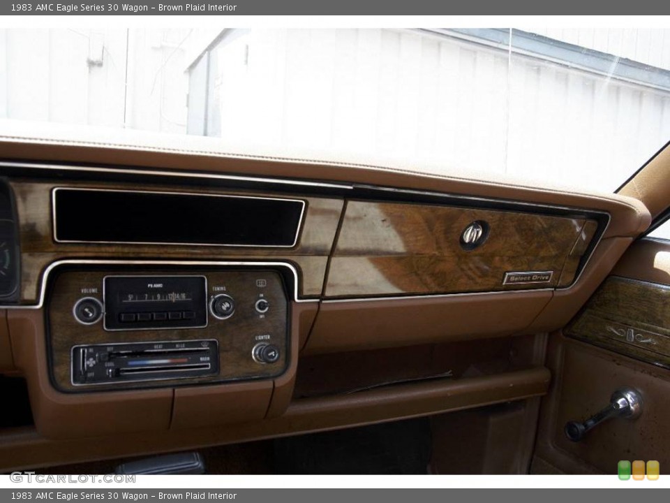 Brown Plaid Interior Dashboard for the 1983 AMC Eagle Series 30 Wagon #3238235