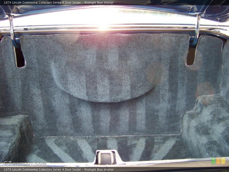 Midnight Blue Interior Trunk for the 1979 Lincoln Continental Collectors Series 4 Door Sedan #32406327