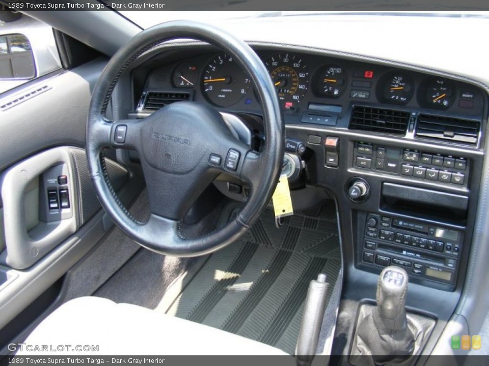 Dark Gray Interior Photo for the 1989 Toyota Supra Turbo Targa #32487163