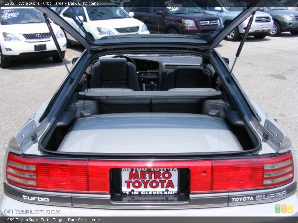 Dark Gray Interior Trunk for the 1989 Toyota Supra Turbo Targa #32487355