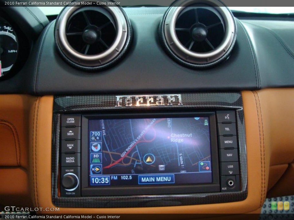 Cuoio Interior Navigation for the 2010 Ferrari California  #32751276