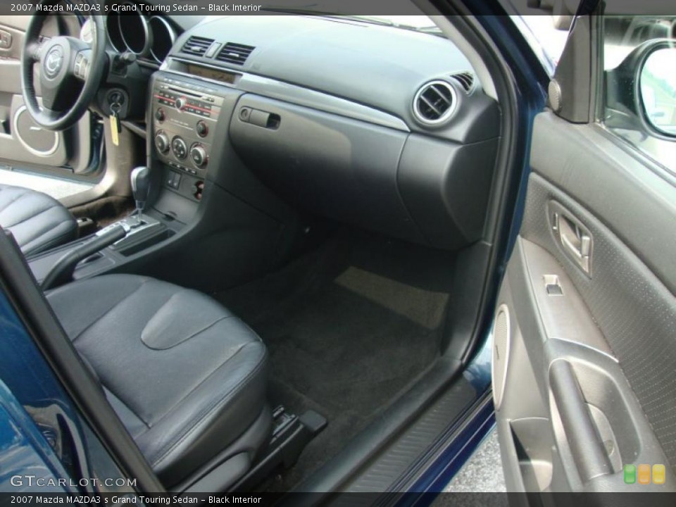 Black Interior Dashboard for the 2007 Mazda MAZDA3 s Grand Touring Sedan #32785887