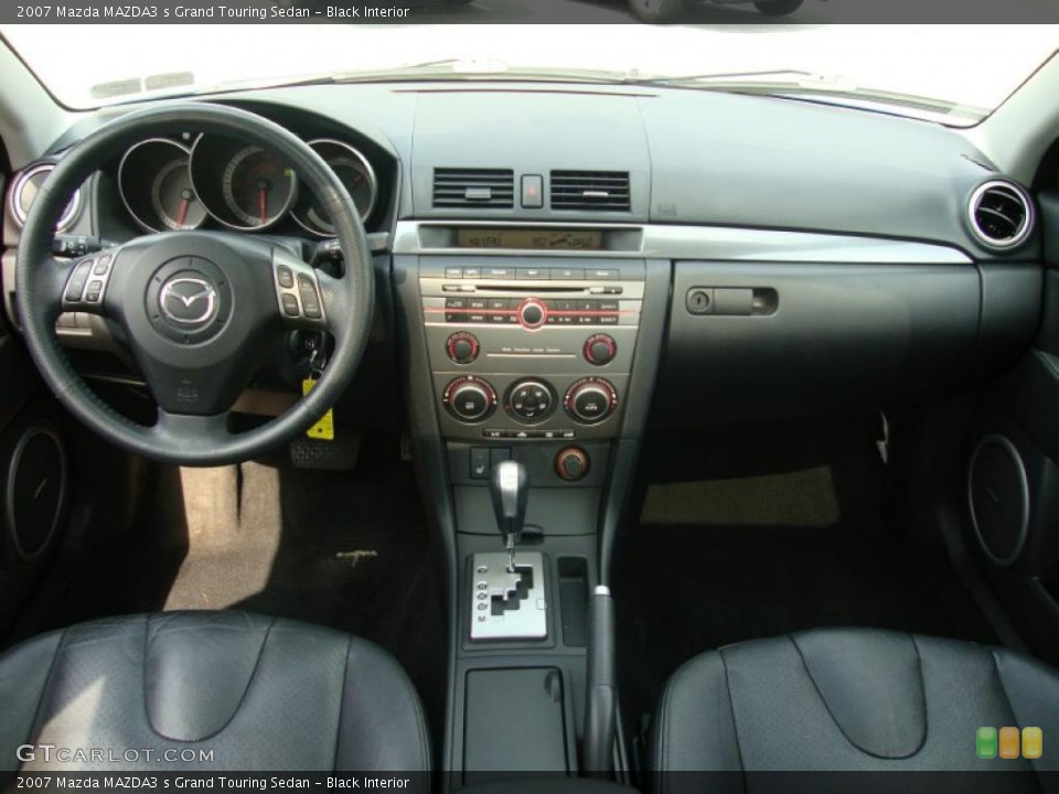 Black Interior Dashboard for the 2007 Mazda MAZDA3 s Grand Touring Sedan #32786011