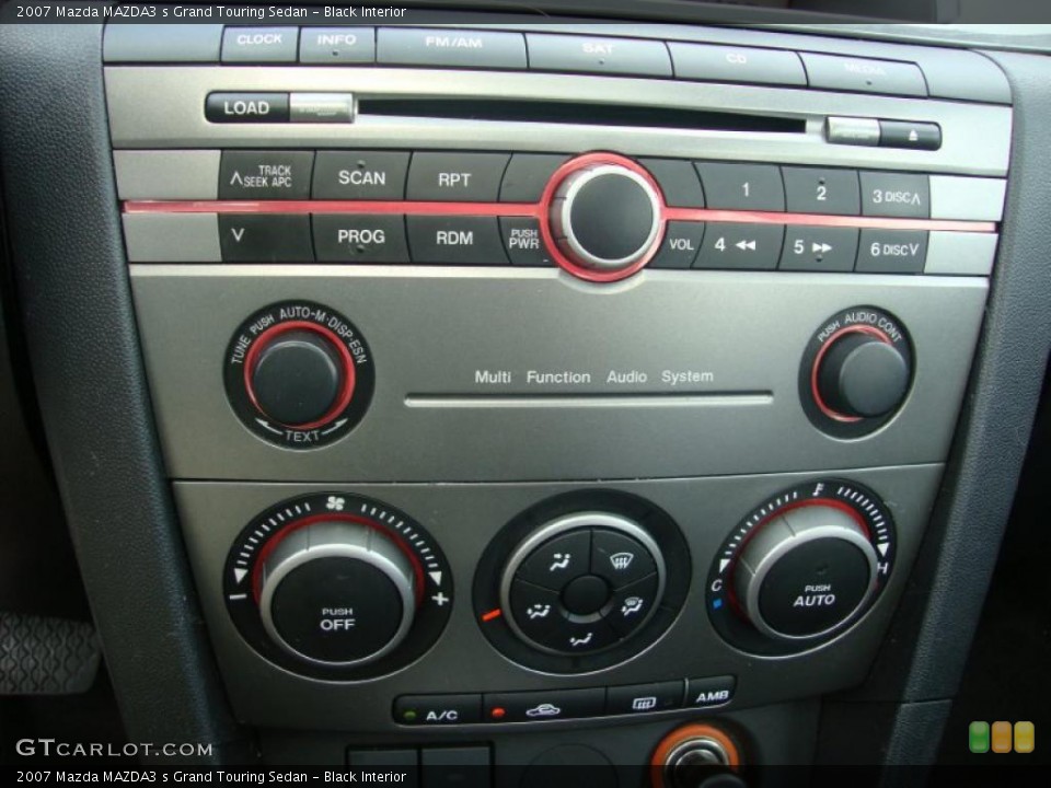 Black Interior Audio System for the 2007 Mazda MAZDA3 s Grand Touring Sedan #32786131