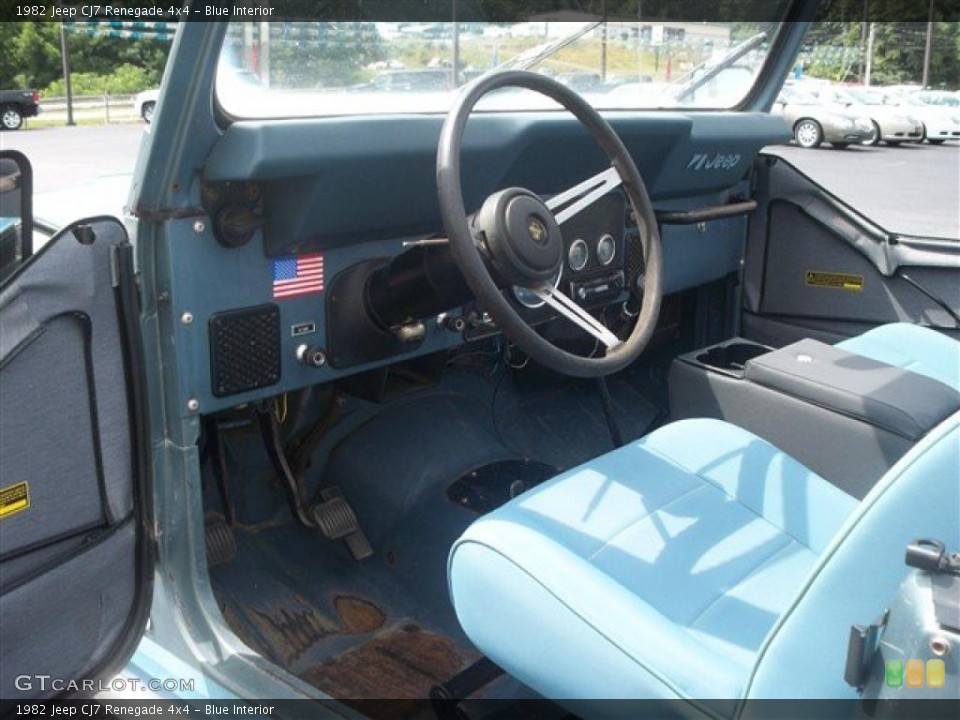 Blue Interior Photo for the 1982 Jeep CJ7 Renegade 4x4 #32847415