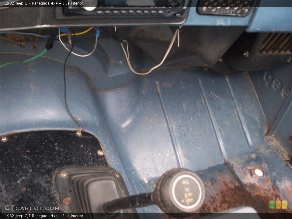 Blue Interior Controls for the 1982 Jeep CJ7 Renegade 4x4 #32847590