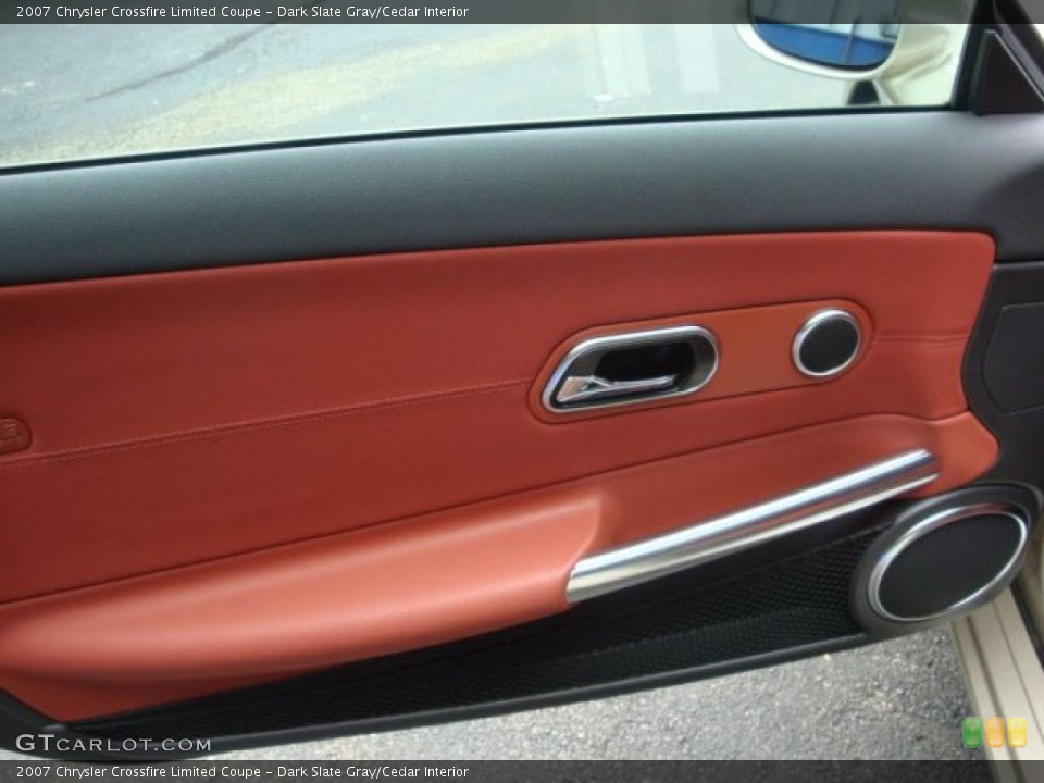 Dark Slate Gray/Cedar Interior Door Panel for the 2007 Chrysler Crossfire Limited Coupe #32867381