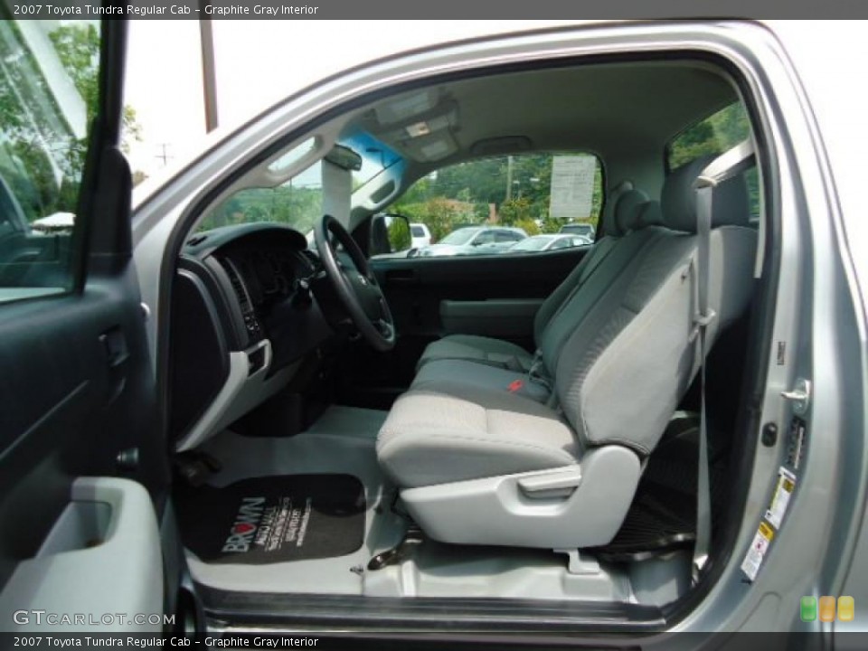 Graphite Gray Interior Photo for the 2007 Toyota Tundra Regular Cab #32921046