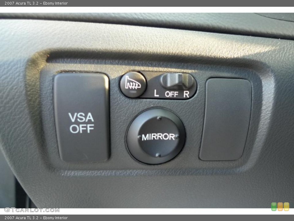 Ebony Interior Controls for the 2007 Acura TL 3.2 #33055550