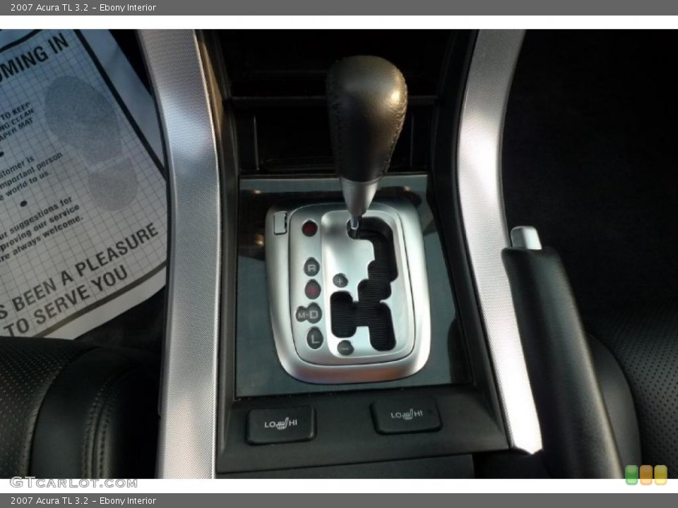 Ebony Interior Transmission for the 2007 Acura TL 3.2 #33055659