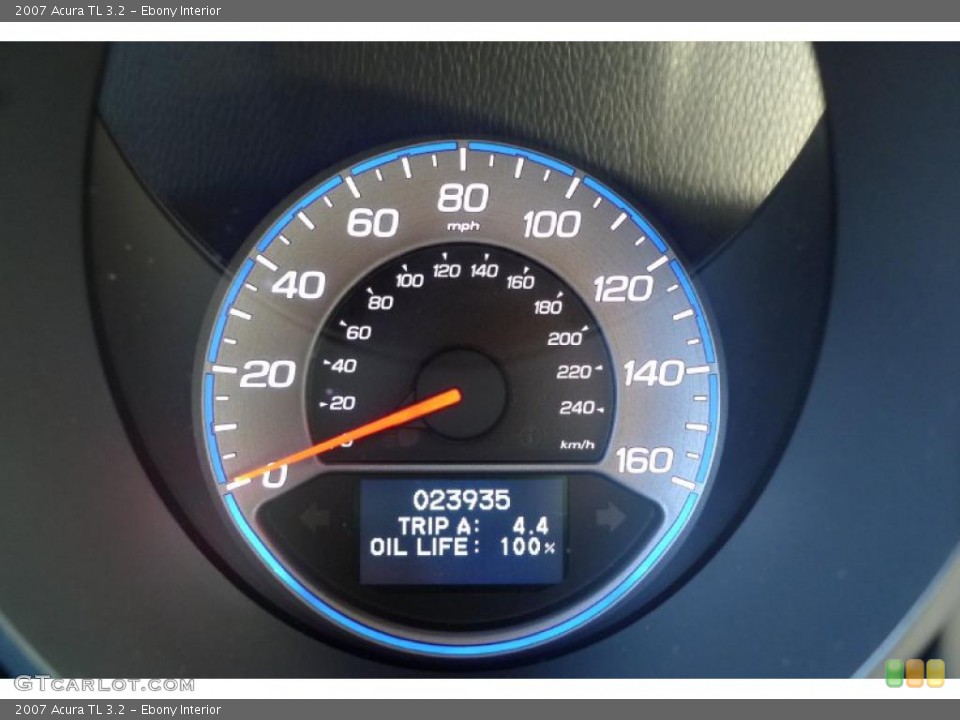Ebony Interior Gauges for the 2007 Acura TL 3.2 #33055724