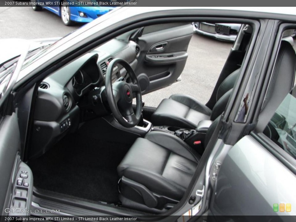 STi Limited Black Leather Interior Photo for the 2007 Subaru Impreza WRX STi Limited #33097061