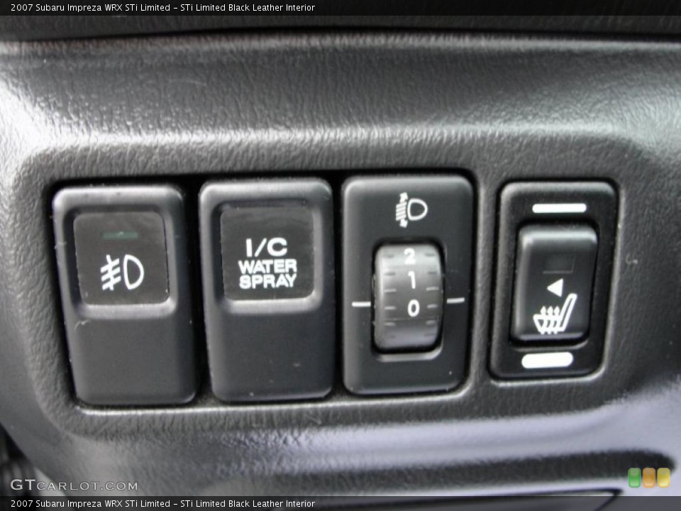 STi Limited Black Leather Interior Controls for the 2007 Subaru Impreza WRX STi Limited #33097165