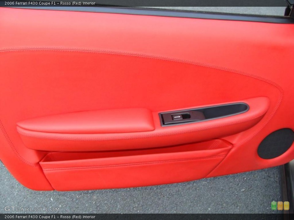 Rosso (Red) Interior Door Panel for the 2006 Ferrari F430 Coupe F1 #33112781