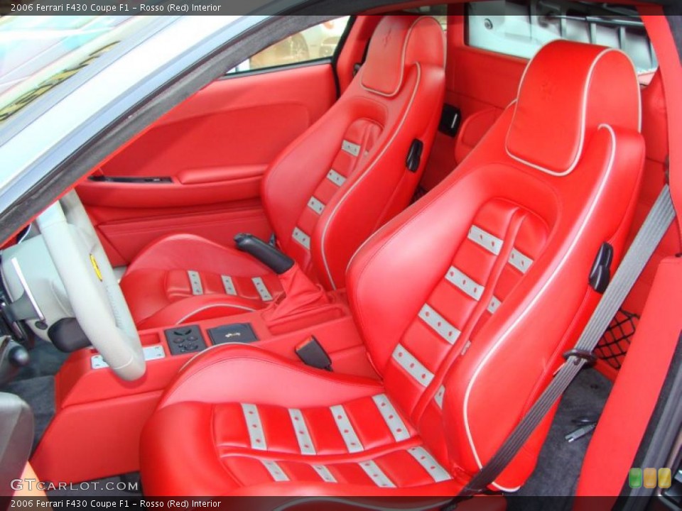 Rosso (Red) Interior Photo for the 2006 Ferrari F430 Coupe F1 #33112797
