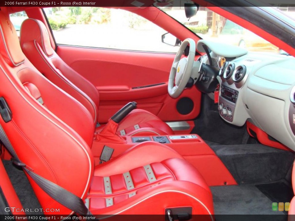 Rosso (Red) Interior Photo for the 2006 Ferrari F430 Coupe F1 #33112813
