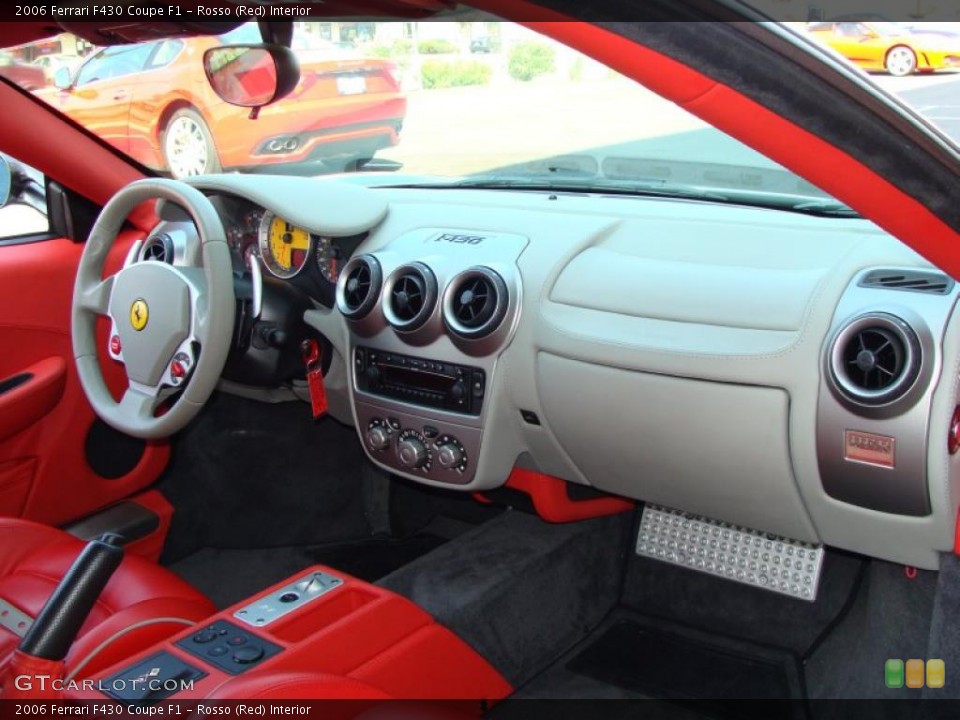 Rosso (Red) Interior Dashboard for the 2006 Ferrari F430 Coupe F1 #33112833
