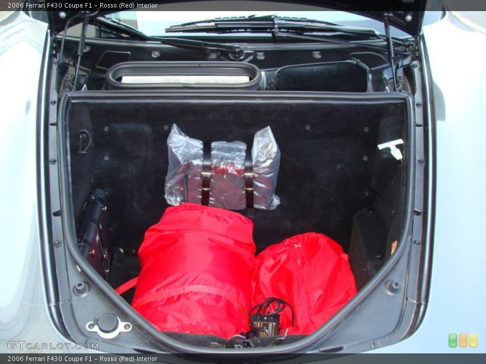 Rosso (Red) Interior Trunk for the 2006 Ferrari F430 Coupe F1 #33112901