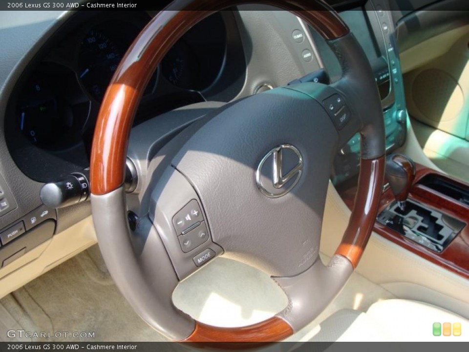Cashmere Interior Steering Wheel for the 2006 Lexus GS 300 AWD #33142149
