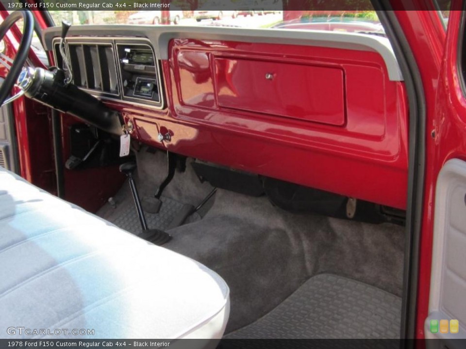 Black Interior Dashboard for the 1978 Ford F150 Custom Regular Cab 4x4 #33194144