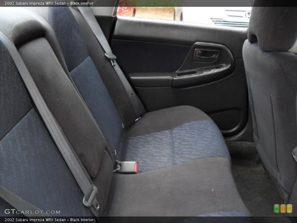 Black Interior Rear Seat for the 2002 Subaru Impreza WRX Sedan #33196992