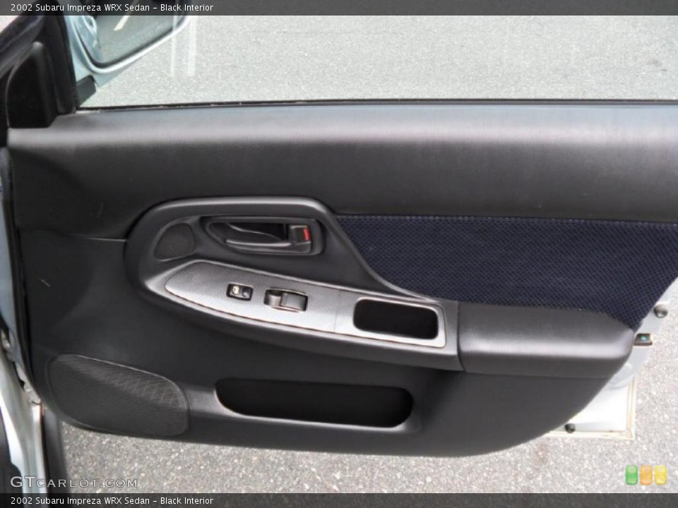 Black Interior Door Panel for the 2002 Subaru Impreza WRX Sedan #33197036
