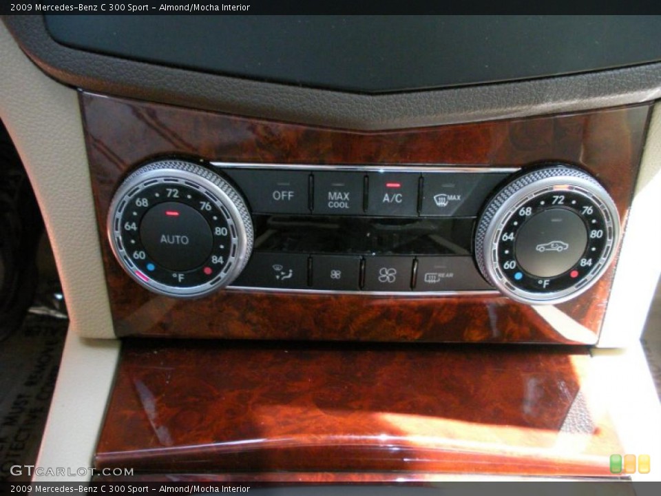 Almond/Mocha Interior Controls for the 2009 Mercedes-Benz C 300 Sport #33227283