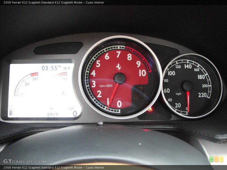 Cuoio Interior Gauges for the 2006 Ferrari 612 Scaglietti  #33239133