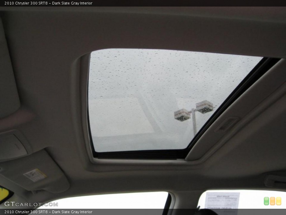 Dark Slate Gray Interior Sunroof for the 2010 Chrysler 300 SRT8 #33243289
