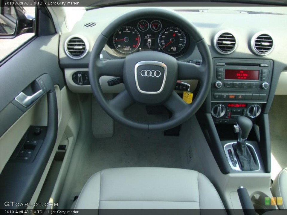Light Gray Interior Dashboard for the 2010 Audi A3 2.0 TDI #33264985