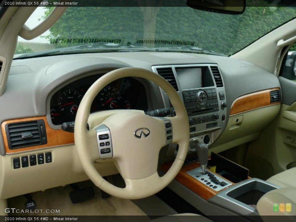 Wheat Interior Dashboard for the 2010 Infiniti QX 56 4WD #33280501